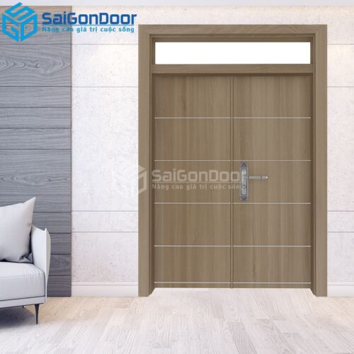 Cửa Gỗ HDF Laminate 2P1R10s FIX-MDFL-SGD