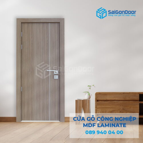 Cửa Gỗ Công Nghiệp MDF Laminate P1R1S-SGD